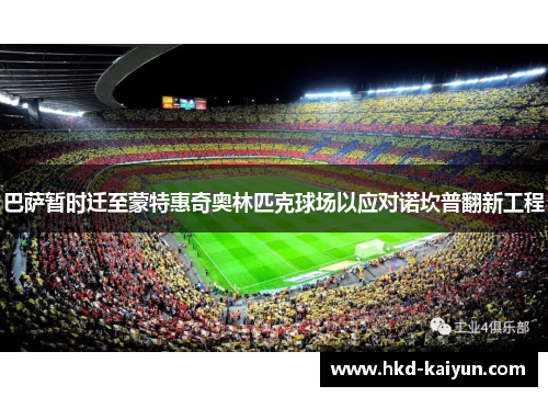 巴萨暂时迁至蒙特惠奇奥林匹克球场以应对诺坎普翻新工程